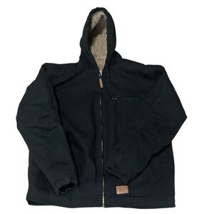 Men's Black Hooded Raincoat size XL Tall insúltate.